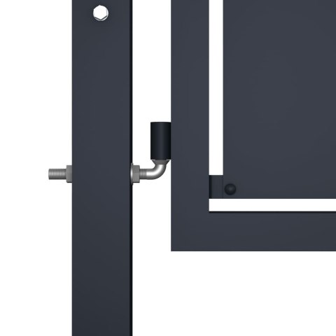 Brama ogrodzeniowa, stalowa, 400x200 cm, antracytowa