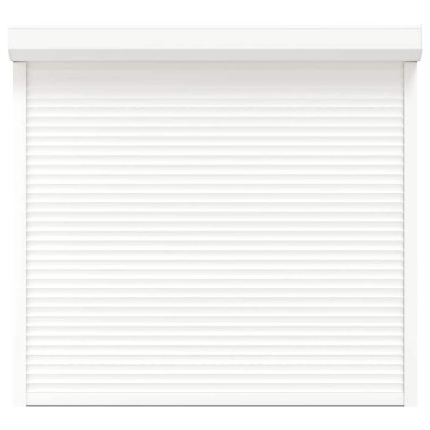 Roleta zewnętrzna, aluminiowa, 160 x 150 cm, biała