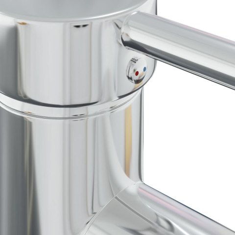 Umywalka wpuszczana z baterią, 101x39x18 cm, ceramiczna, biała