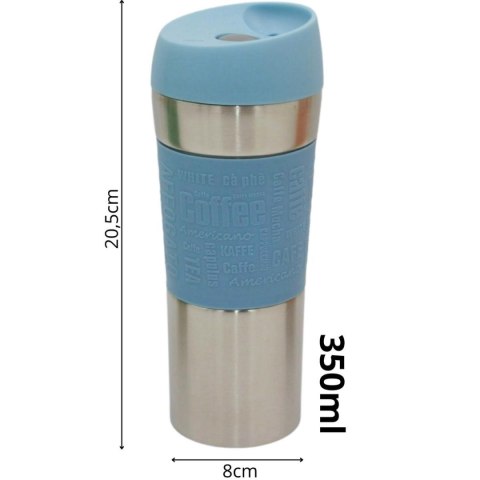 KUBEK TERMICZNY TURYSTYCZNY EXCELLENT HOUSEWARE 350L NIEBIESKI