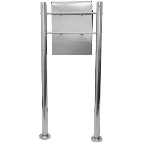 Skrzynka na listy stojąca ze stali nierdzewnej 120 cm