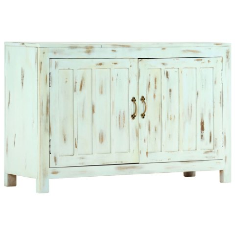 Szafka, jasnoniebieska, 110x35x70 cm, lite drewno mango