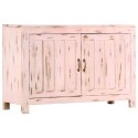 Szafka, jasnoróżowa, 110x35x70 cm, lite drewno mango