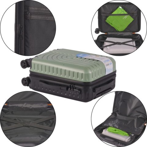 WALIZKA PODRÓŻNA KABINOWA 38L PROWORLD GREEN