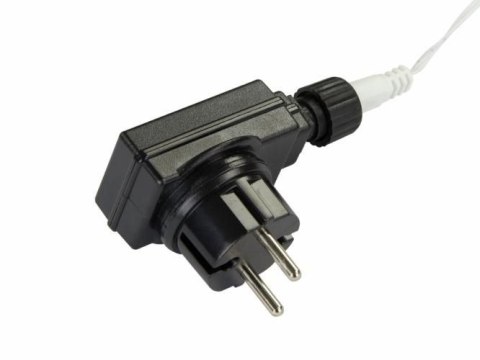 Świąteczna LED dekoracja - płatek śniegu, 30 cm, ciepła biel