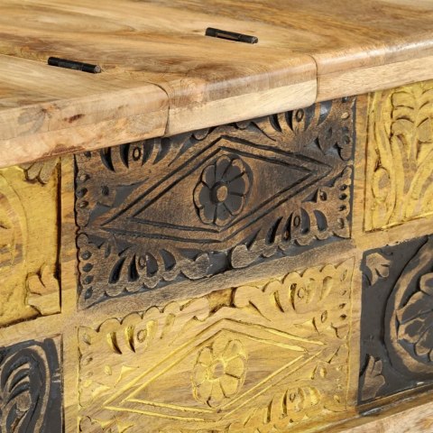 Stolik kawowy, 100x50x35 cm, lite drewno mango