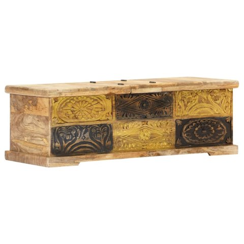 Stolik kawowy, 100x50x35 cm, lite drewno mango