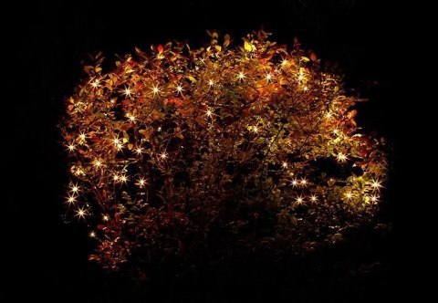 Świąteczne LED świetlna sieć - 3 x 3 m, 128 diod,ciepła biel