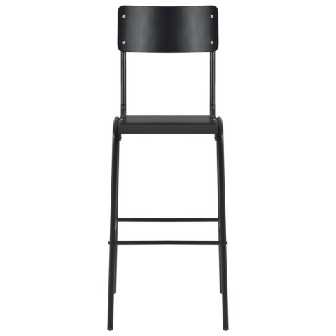 3-częściowy zestaw barowy, stal, czarny