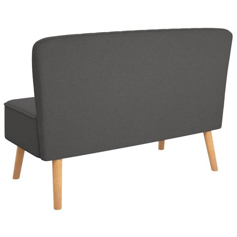 Sofa, 117x55,5x77 cm, ciemnoszara, tkanina