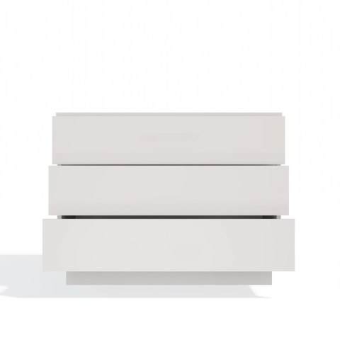 Komoda AMBER 3S Szafka 3 Szuflady Do Sypialni Salonu KASZMIR Beż