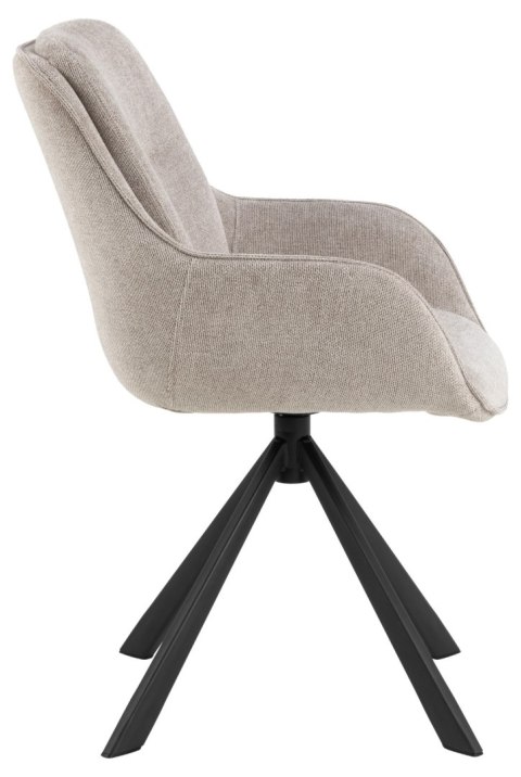 Krzesło Carrie obrotowe beżowe Caso 4