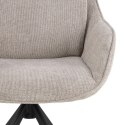 Krzesło Carrie obrotowe beżowe Caso 4