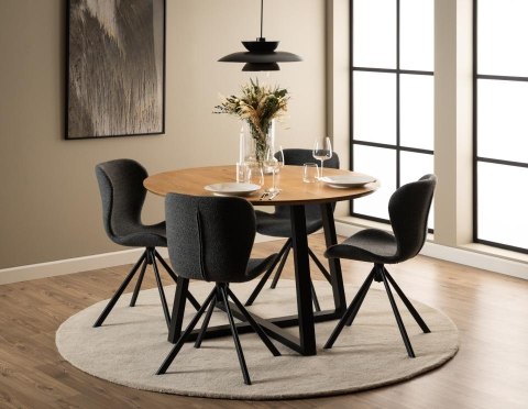 Krzesło obrotowe Batilda antracytowe