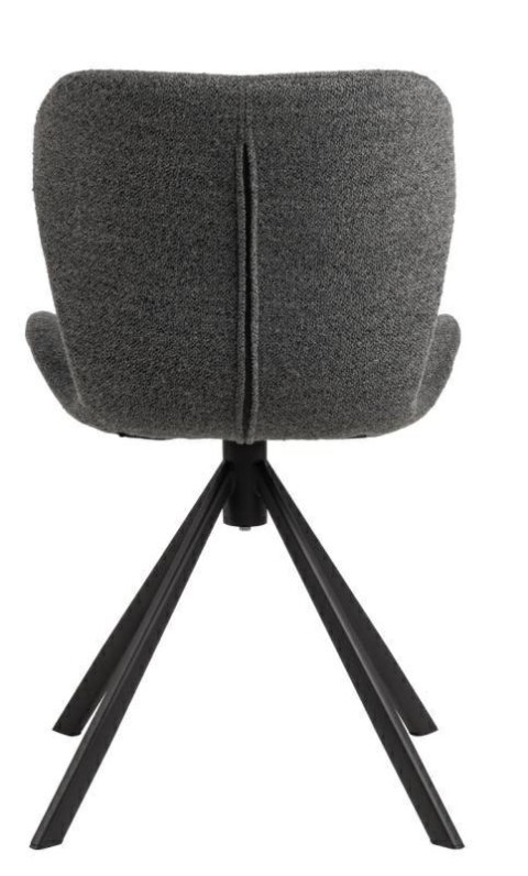 Krzesło obrotowe Batilda antracytowe