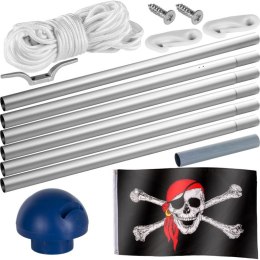 Maszt wraz z piracką flagą - 650 cm