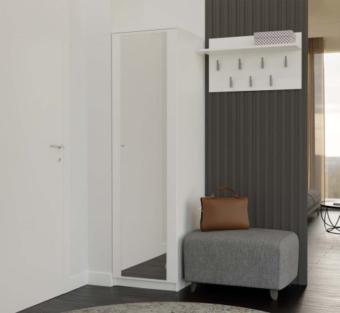 Szafa Malwa SD-50 z Lustrem BIAŁY