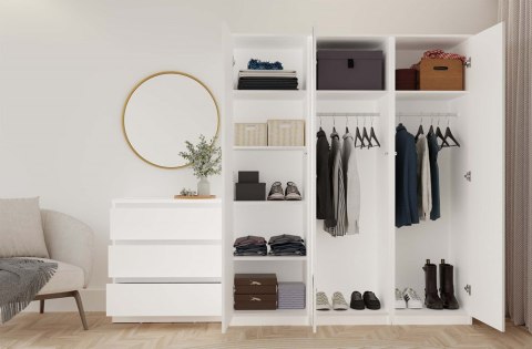 Szafa Malwa SD-50 z Lustrem BIAŁY