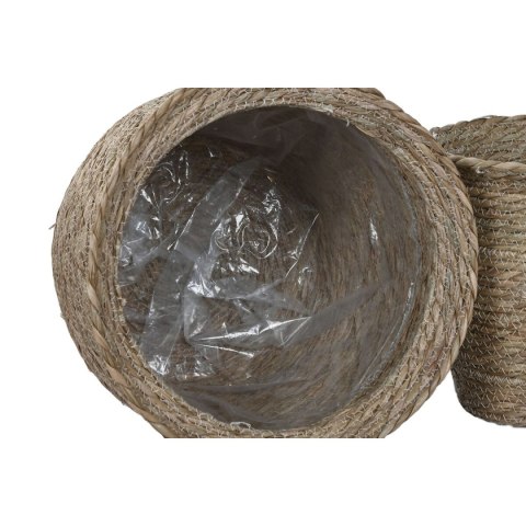 Doniczka Home ESPRIT Brązowy Włókno Miejska 70 x 70 x 58 cm (7 Sztuk)