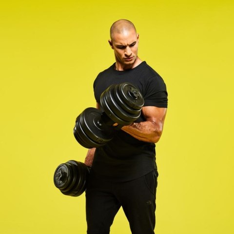 Gyronetics Zestaw hantli jednoręcznych, plastik, 30 kg, 25 m