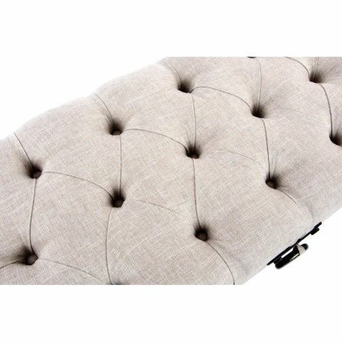 Taboret DKD Home Decor Beżowy Płótno Drewno MDF (122 x 47 x 43 cm)