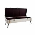 Taboret DKD Home Decor Beżowy Płótno Drewno MDF (122 x 47 x 43 cm)