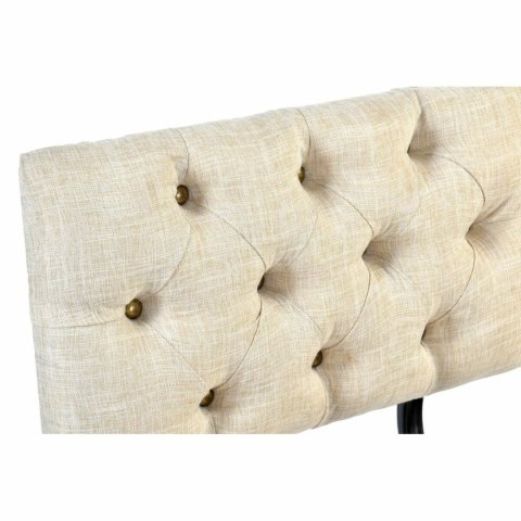 Taboret DKD Home Decor Jodła Naturalny Czarny Beżowy Poliester (61 x 51 x 77 cm)