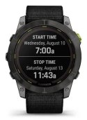 Zegarek sportowy Garmin Enduro 2 Solar Black Carbon Gray DLC Ti Ultrafit Band