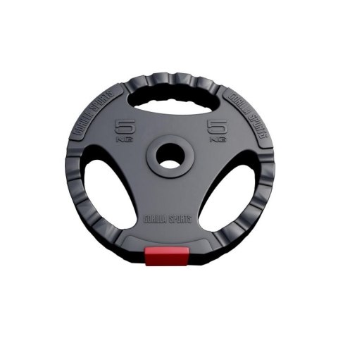 Gorilla Sports Dysk z powłoką, wypełnienie cementowe, 5 kg