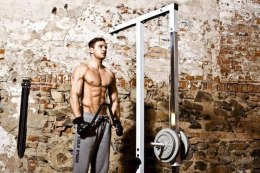 Gorilla Sports Nylonowa lina na triceps, 68 cm