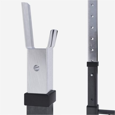 GorillaSports Stojak na sztangę, regulowany, 160 cm