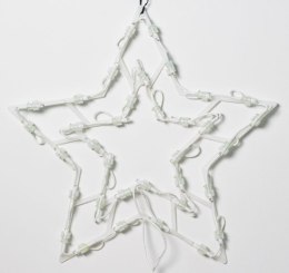 Świąteczna dekoracja LED w oknie - Gwiazda - 40 cm