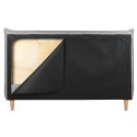 Łóżko Home ESPRIT Jasnoszary 177 X 219 X 108 CM