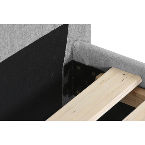 Łóżko Home ESPRIT Jasnoszary 177 X 219 X 108 CM