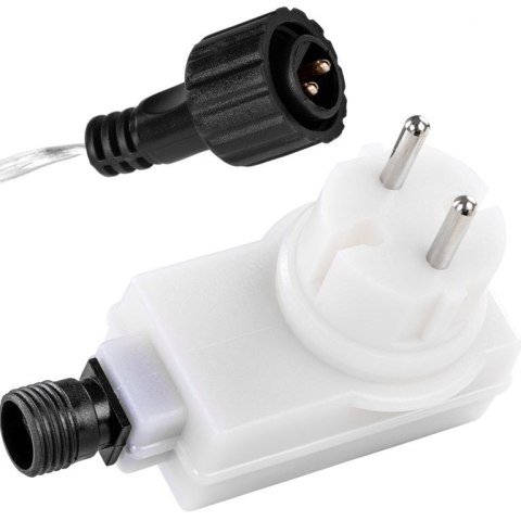 Świąteczne oświetlenie - 5 m, 50 LED, kolorowe, przewód ziel