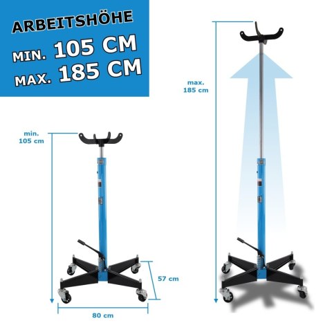 Mobilny podnośnik warsztatowy podnośnik hydrauliczny stabilny do skrzyń biegów