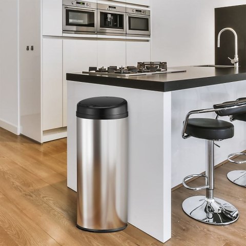 Automatyczny kosz na śmieci 50 l z czujnikiem, stal