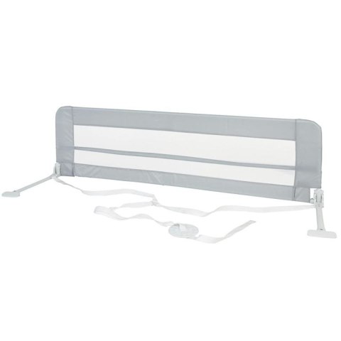 Barierka do łóżka dla dzieci 150 cm, szara