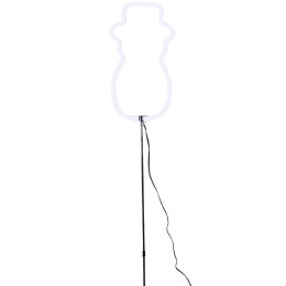 NEON BAŁWAN BIAŁY LED NA BATERIE 14,5x96CM LUCA