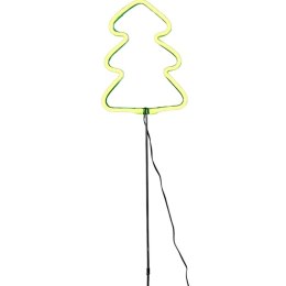 NEON CHOINKA ZIELONA LED NA BATERIE 17x91CM LUCA