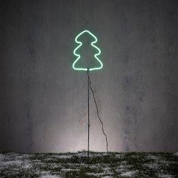 NEON CHOINKA ZIELONA LED NA BATERIE 17x91CM LUCA