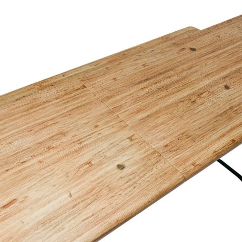 Zestaw piwny 220 cm, drewno jodłowe, składany, nośność 250kg