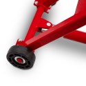 Podnośnik nożycowy BITUXX 2,5T płaska platforma 11-48cm na korbę ręczną CZERWONY