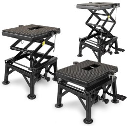 Podnośnik nożycowy Hydrauliczny mobilny Stalowy 135KG do motocykla