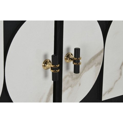 Szafa Home ESPRIT Biały Czarny Metal Jodła 100 x 40 x 170 cm