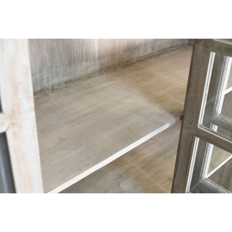 Ekspozytor stojący Home ESPRIT Biały Drewno mango 135 x 50 x 210 cm