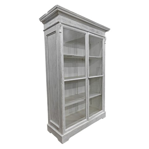 Ekspozytor stojący Home ESPRIT Biały Drewno mango