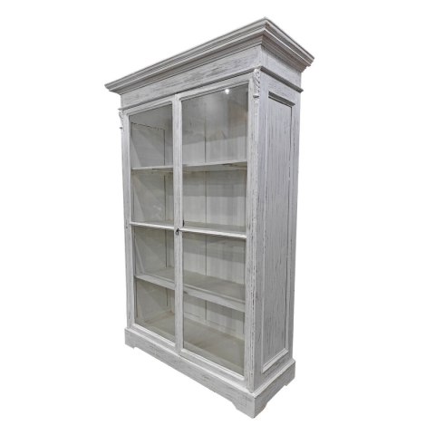 Ekspozytor stojący Home ESPRIT Biały Drewno mango