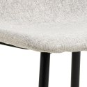 Krzesło Celia szare jasne/ czarne