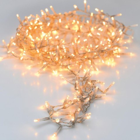 LAMPKI CHOINKOWE ŁAŃCUCH ŚWIETLNY 720 LED CIEPŁY BIAŁY PRZEŹROCZYSTY PRZEWÓD